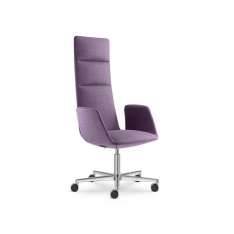 Obrotowe krzesło z tkaniny z pięcioramienną podstawą LD Seating Harmony Modern 892-FR F37