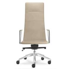Fotel biurowy skórzany tapicerowany LD Seating Harmony Pure 850-H