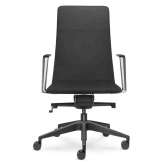 Fotel biurowy skórzany tapicerowany LD Seating Harmony Pure 852-H