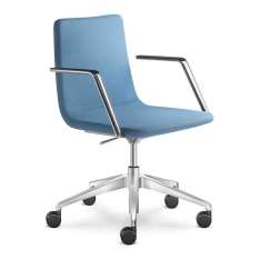 Krzesło biurowe z tkaniny tapicerowanej LD Seating Harmony Pure 855-RA F80-N6 + BR-820