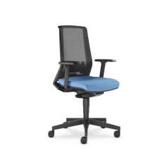 Ergonomiczny fotel biurowy z siatki z podstawą 5-Spoke z podłokietnikami LD Seating Look 270