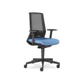 Ergonomiczny fotel biurowy z siatki z podstawą 5-Spoke z podłokietnikami LD Seating Look 270
