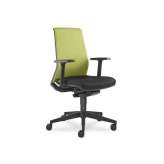 Krzesło biurowe z tkaniny tapicerowanej z podłokietnikami LD Seating Look 370