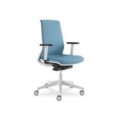 Krzesło biurowe z tkaniny tapicerowanej z podłokietnikami LD Seating Look 371