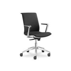 Krzesło biurowe z tkaniny tapicerowanej LD Seating Lyra Net 214 F80-N6