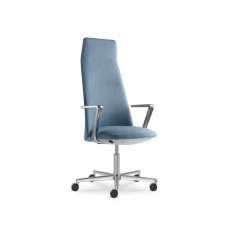 Krzesło z tkaniny na kółkach LD Seating Melody Design 795-FR