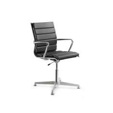 Fotel biurowy skórzany tapicerowany LD Seating Pluto 635 F34-N6