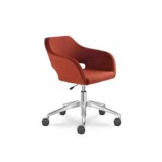 Krzesło biurowe z tkaniny tapicerowanej LD Seating Polo + PO F80-N6