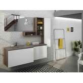 Szafka na kosmetyki z HPL z lustrem Legnobagno FREEDOM F17