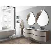 Podwójna wisząca szafka na kosmetyki z szufladami Legnobagno MODULAR 8