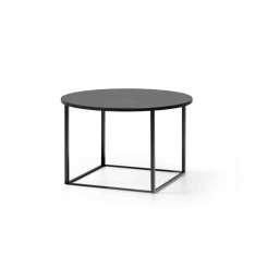 Niski okrągły stolik kawowy z materiałów ceramicznych Leolux Lx LX641