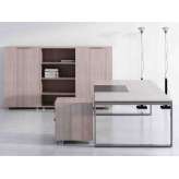 Prostokątne biurko gabinetowe Levira International On+