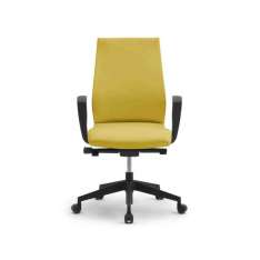 Obrotowy skórzany fotel biurowy z podłokietnikami Leyform Energy