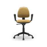 Ergonomiczny fotel biurowy z tkaniny z podstawą 5-Spoke z podłokietnikami Leyform Saloon