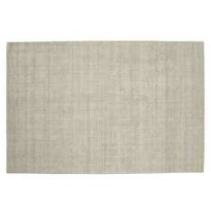 Ręcznie wykonany prostokątny dywan Lyocell® w jednolitym kolorze Ligne Roset FIBER WOOD