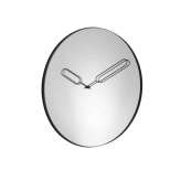 Zegar naścienny z lustrzanego szkła Ligne Roset MIRROR CLOCK
