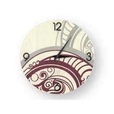 Drewniany zegar ścienny Lignis GEAR COLORS