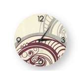 Drewniany zegar ścienny Lignis GEAR COLORS