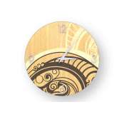 Drewniany zegar ścienny Lignis GEAR WARM