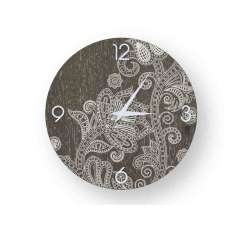 Drewniany zegar ścienny Lignis ODALISQUE WARM