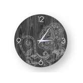 Drewniany zegar ścienny Lignis ROSE COLD