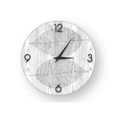 Drewniany zegar ścienny Lignis SKELETON COLD