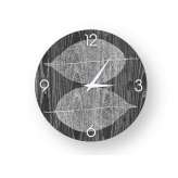 Drewniany zegar ścienny Lignis SKELETON COLORS