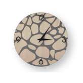 Drewniany zegar ścienny Lignis STONES COLD