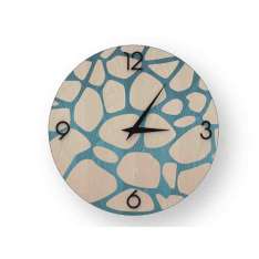 Drewniany zegar ścienny Lignis STONES COLORS