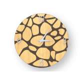 Drewniany zegar ścienny Lignis STONES WARM