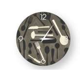 Drewniany zegar ścienny Lignis KITCHENTOOLS COLD