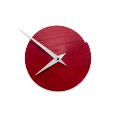 Drewniany zegar ścienny Lignis VULCANELLO RED ASH