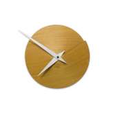 Drewniany zegar ścienny Lignis VULCANELLO YELLOW TAY