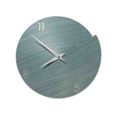 Drewniany zegar ścienny Lignis Vulcano NUMBERS LIGHT BLUE TAY