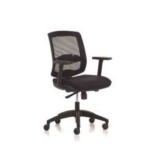 Krzesło biurowe z regulacją wysokości i podłokietnikami Linea Fabbrica New Malice