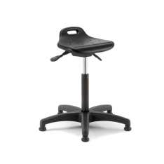 Obrotowy poliuretanowy stołek biurowy Rocker Swivel z podstawą 5-Spoke Linea Fabbrica Smile