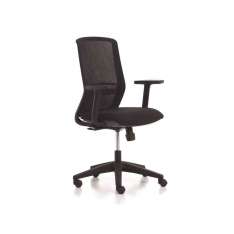 Krzesło biurowe z podstawą 5-Spoke z podłokietnikami Linea Fabbrica Tekna