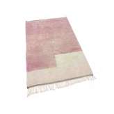Ręcznie wykonany prostokątny dywanik wełniany Linteloo BLUSH