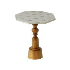 Ośmiokątny drewniany stolik kawowy Lola Glamour VESPA 1