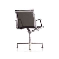 Krzesło biurowe z podstawą 4-Spoke z podłokietnikami Luxy Nulite
