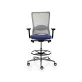 Ergonomiczny obrotowy fotel biurowy z siatki Luxy Pop