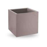 Wazon z niskiego polietylenu Lyxo Design COSMOS CUBO