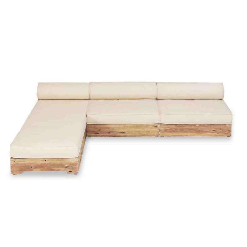 Mamagreen Aiko CONFIGURATION 1 Sekcyjna sofa ogrodowa Sunbrella® z szezlongiem