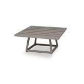Niski kwadratowy stolik ogrodowy z aluminium malowanego proszkowo Mamagreen Allux