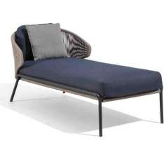 Leżanka ogrodowa tapicerowana Manutti Radius