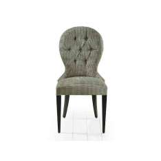 Krzesło tapicerowane tkaniną tuftowaną Marioni Osaka