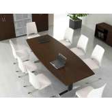 Owalny drewniany stół konferencyjny MDD Ergonomic Master