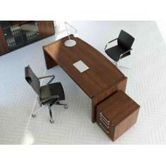 Prostokątne biurko biurowe z płyty wiórowej melaminowanej MDD Status