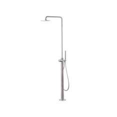 Stojący na podłodze panel prysznicowy ze stali nierdzewnej z główką prysznicową Mina Giotto 70802500XT