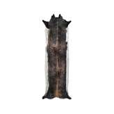 Wzorzysty prostokątny dywanik ze skóry bydlęcej Mineheart SUPER LONG STRETCHED COWHIDE